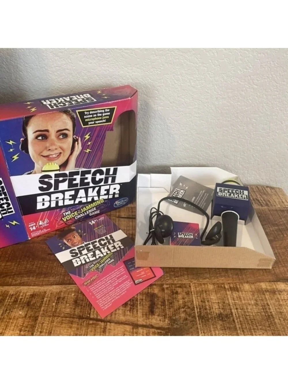 SPEECH BREAKER Voice Jamming CHALLENGE GAME 4-10 Players Age 14+ ~ Open Box